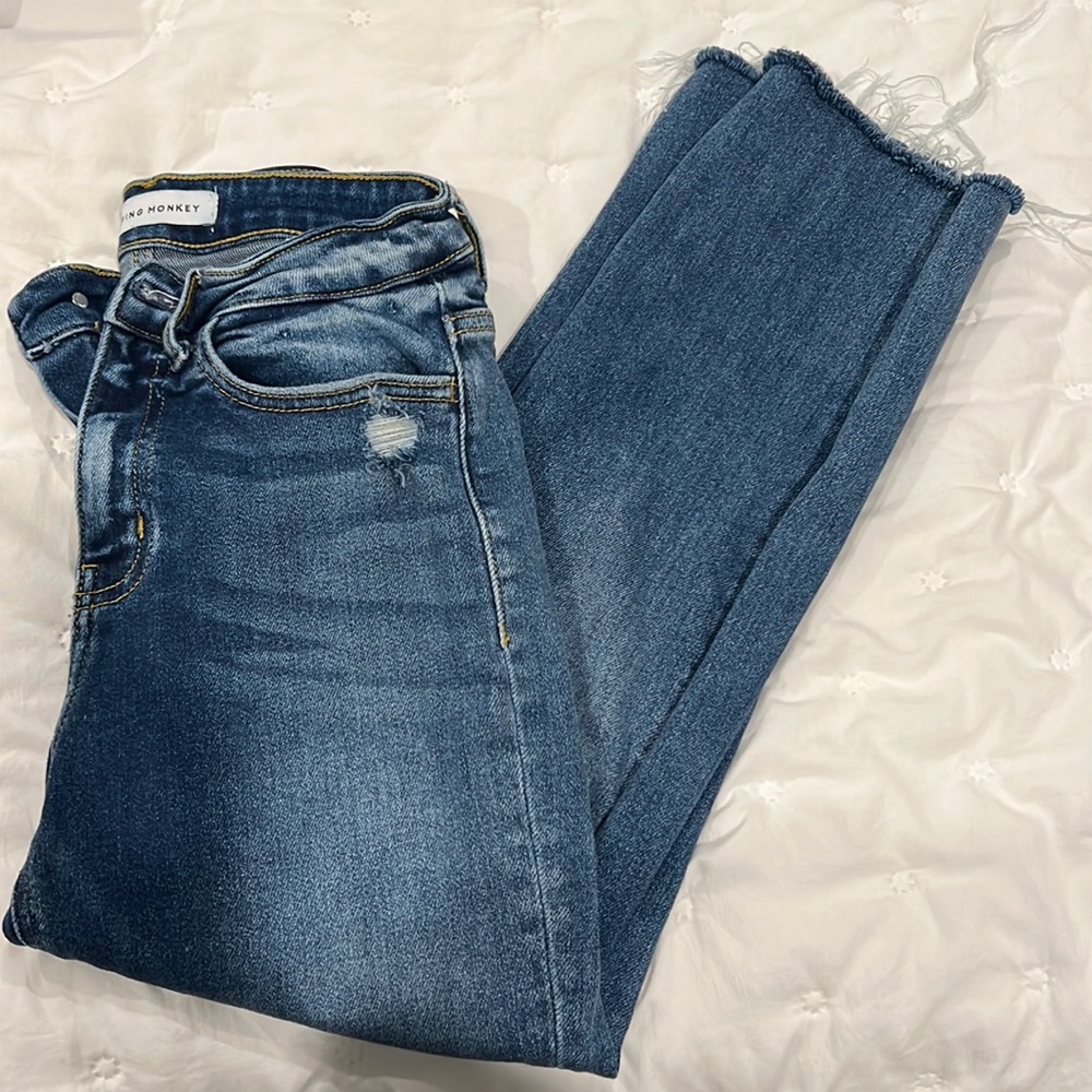 Flying Monkey cropped jeans